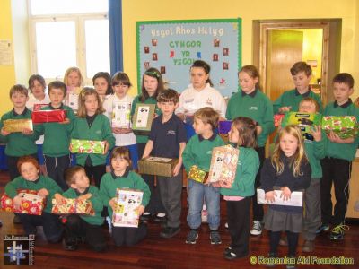 Christmas Gift Boxes
Christmas gift boxes being donated by Rhos Helyg school in Wales.
Keywords: RBdec12;Dec12;Jbox12;GChoice1303m12