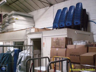 RoAF Warehouse, Billingshurst
Mattresses, chairs and boxed clothing awaiting transport to Romania.
Keywords: Feb16