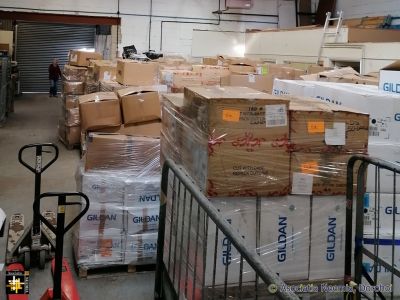 Goods ready for transport
Keywords: Feb22;Warehouse