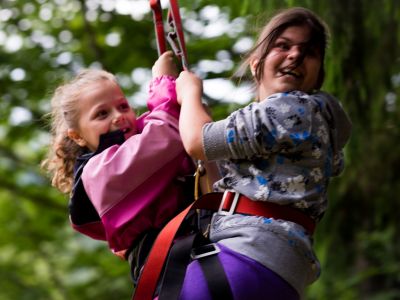 Camp at Voronet
One of the most popular features of the camp is the Tyrolean zip line - it may be daunting for adults but you can't keep the children away!
Keywords: jun14;camp2014;camp2014;pub1506j