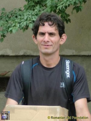 Mihai Stoian
Mihai receives a designated box sent by a supporter in England. RoAF is able to distribute designated boxes on behalf of sponsors, and provide them with feedback and news.
Keywords: Jun12;News13Jan;