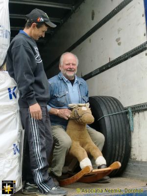 Richard tries out his new mode of transport.
Keywords: Sep13;Load13-06