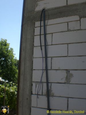 Services record photo
This is one of a series of photos taken to record the position of plumbing and cables prior to them being boxed-in and plastered over.
Keywords: Jul16;Casa.Neemia