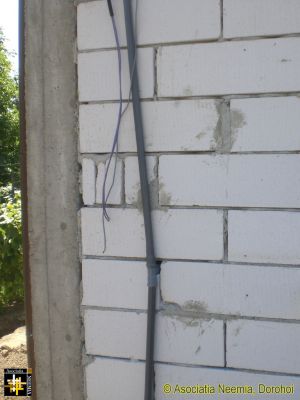 Services record photo
This is one of a series of photos taken to record the position of plumbing and cables prior to them being boxed-in and plastered over.
Keywords: Jul16;Casa.Neemia